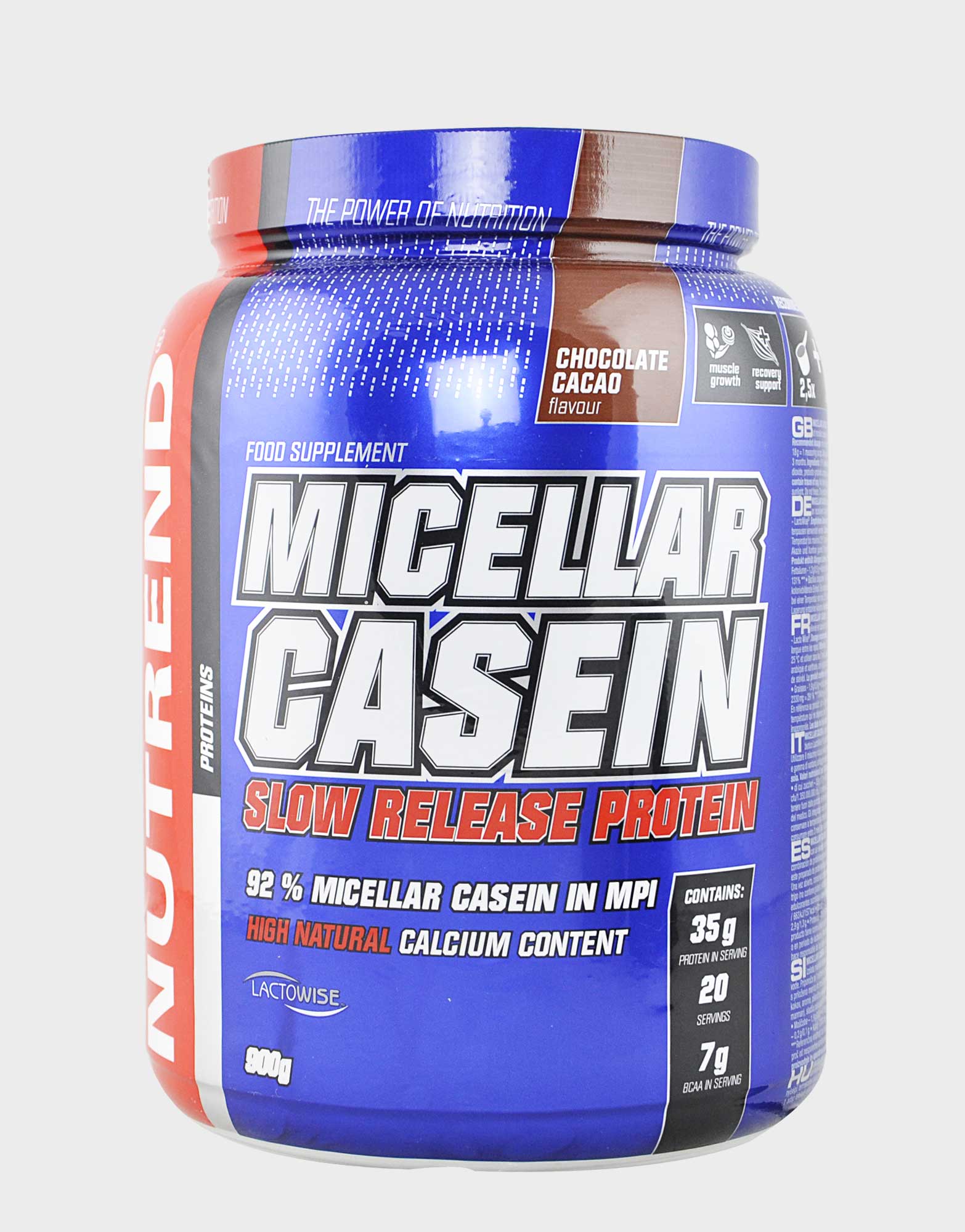 Micellar Casein, 900 г, Nutrend. Казеин. Снижение веса 