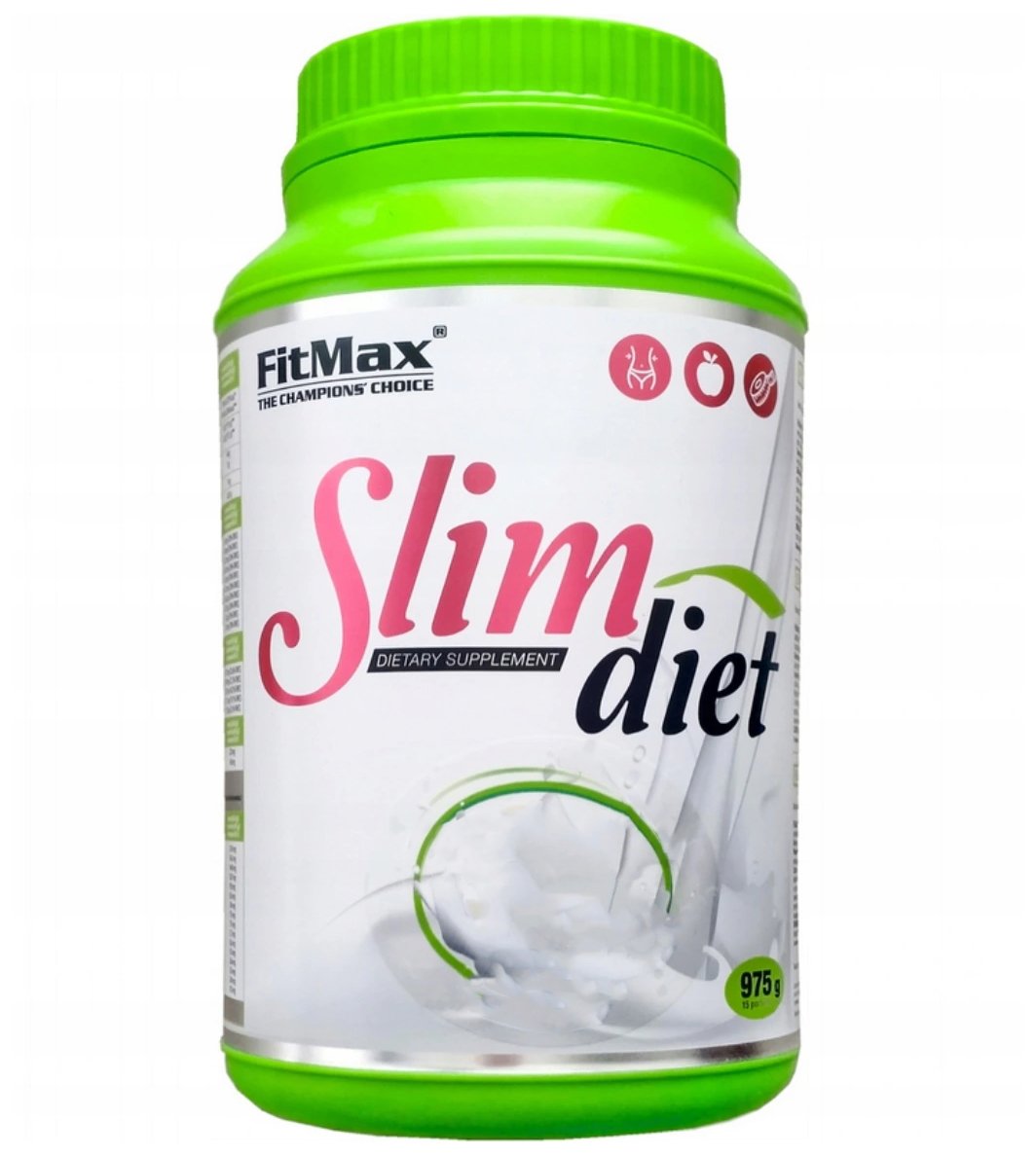 Заменитель питания FitMax Slim Diet, 975 грамм Соленая карамель,  мл, FitMax. Заменитель питания. 