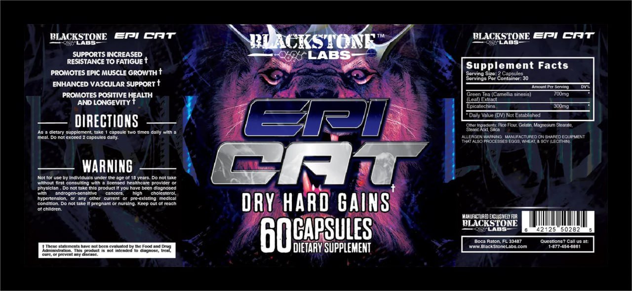 Blackstone labs  Epicat 60 шт. / 30 servings,  мл, Blackstone Labs. Бустер тестостерона