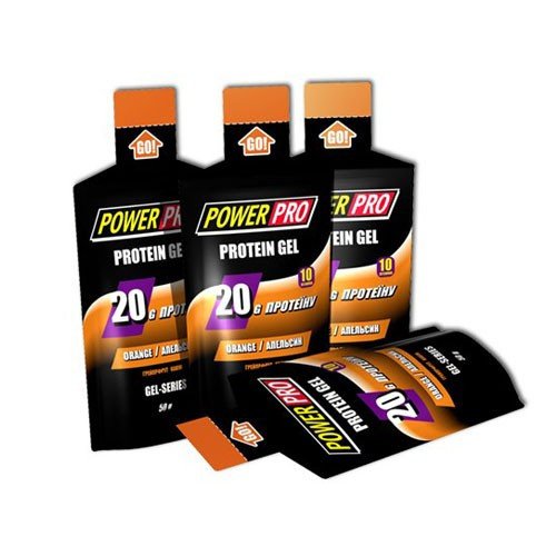 Protein Gel Power Pro 50 г,  ml, Power Pro. Protein. Mass Gain recovery Anti-catabolic properties 