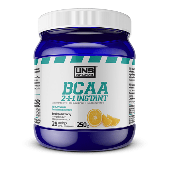 БЦАА UNS BCAA 2:1:1 (250 г) юнс апельсин,  мл, UNS. BCAA. Снижение веса Восстановление Антикатаболические свойства Сухая мышечная масса 
