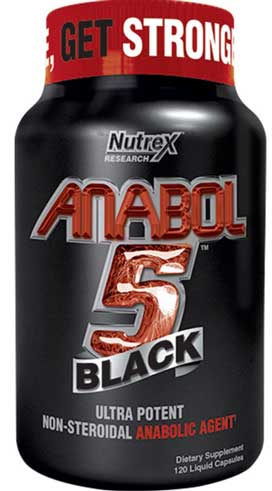 Nutrex Research Anabol 5 Black, , 120 шт