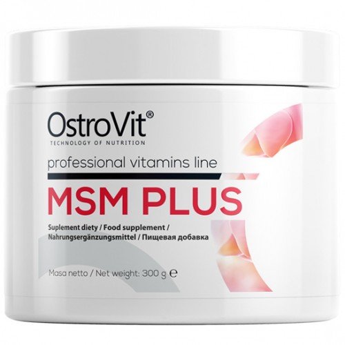Для суставов и связок OstroVit MSM Plus, 300 грамм,  ml, OstroVit. For joints and ligaments. General Health Ligament and Joint strengthening 