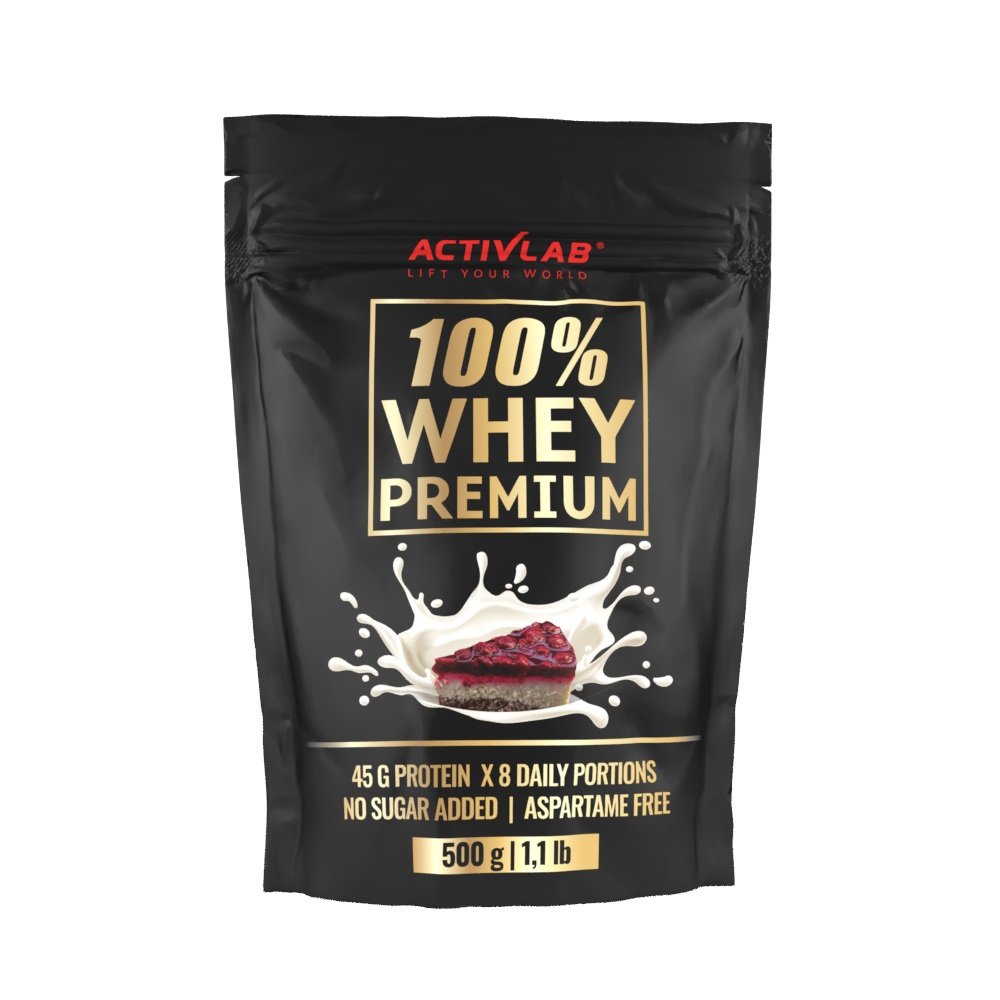 Протеин Activlab 100% Whey Premium, 500 грамм Пирог с вишней,  мл, ActivLab. Протеин. Набор массы Восстановление Антикатаболические свойства 