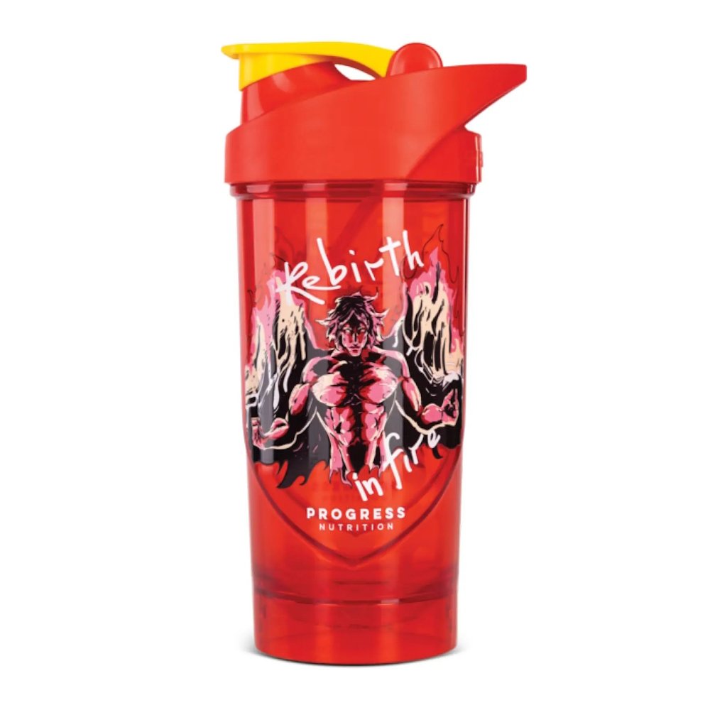 Progress Nutrition Шейкер Progress Nutrition “Phoenix” Rebirth In Fire 700 мл, Red, ,