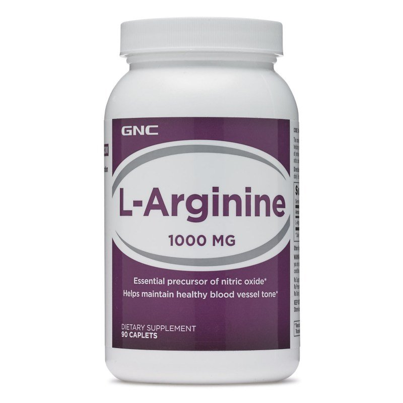 GNC Аминокислота GNC L-Arginine 1000, 90 капсул, , 