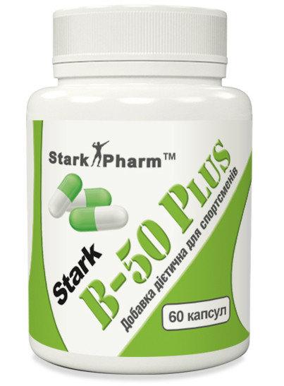 B-50 Plus (B-Complex) Stark Pharm 60 капс,  мл, Stark Pharm. Витамины и минералы. Поддержание здоровья Укрепление иммунитета 