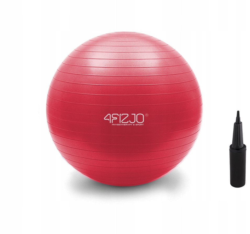 М'яч для фітнесу (фітбол) 4FIZJO 55 см Anti-Burst 4FJ0031 Red,  мл, 4FIZJO. Аксессуары. 