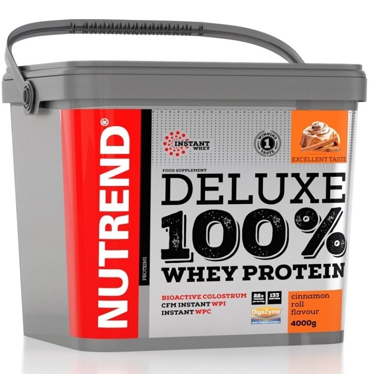 Deluxe 100% Whey Protein, 4000 г, Nutrend. Комплекс сывороточных протеинов. 