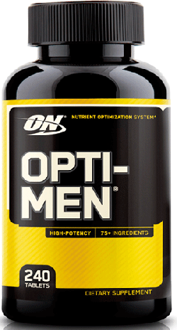 Opti Men, 240 pcs, Optimum Nutrition. Vitamin Mineral Complex. General Health Immunity enhancement 