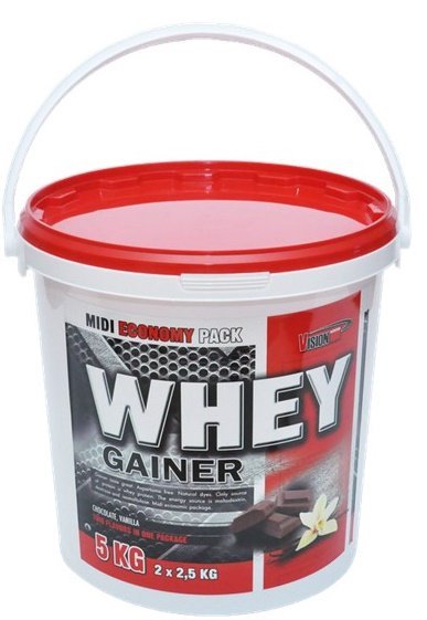 Whey Gainer, 5000 g, Vision Nutrition. Gainer. Mass Gain Energy & Endurance recovery 