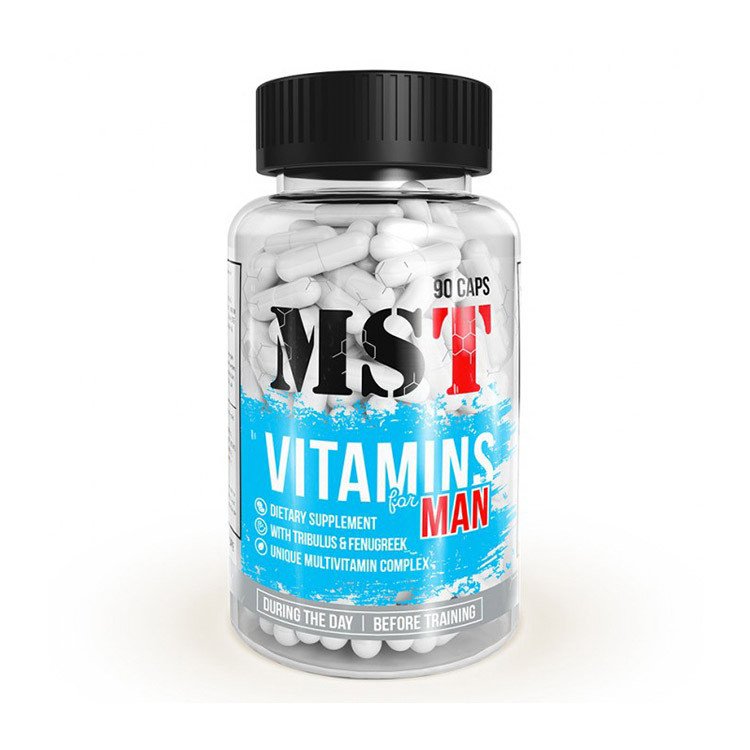 MST Nutrition Витамины для мужчин MST Vitamin for MAN (90 капс) мтс витамин фор мен, , 90 