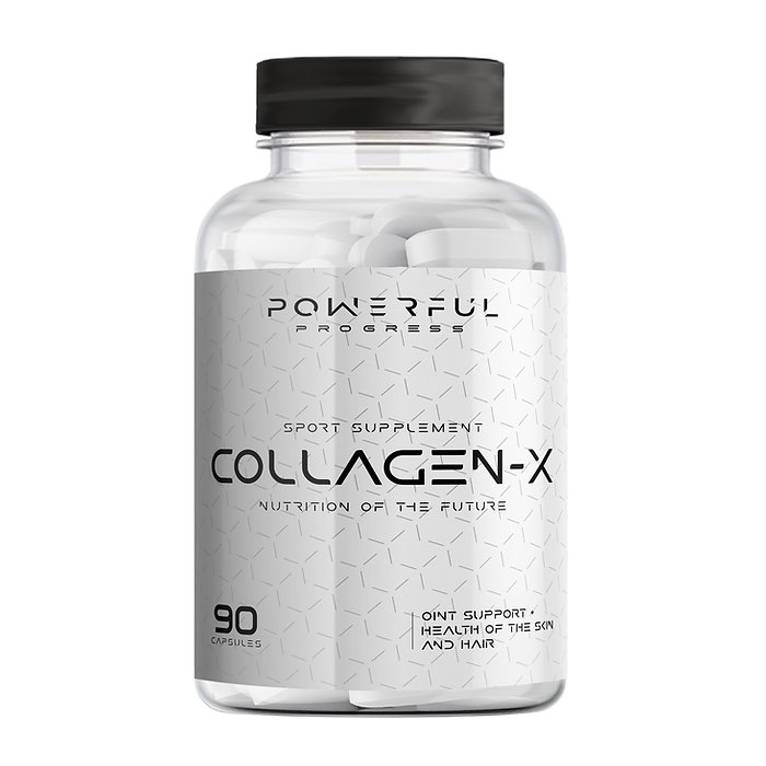 Powerful Progress Препарат для суставов и связок Powerful Progress Collagen-X, 90 капсул, , 
