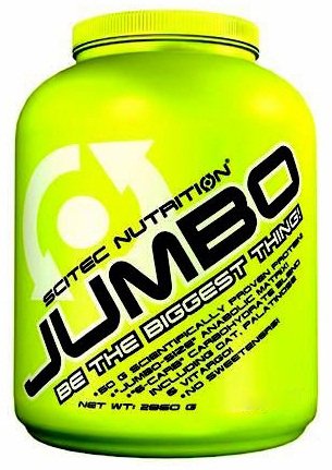 Гейнер Scitec Jumbo, 2.86 кг Капучино,  мл, Scitec Nutrition. Гейнер. Набор массы Энергия и выносливость Восстановление 
