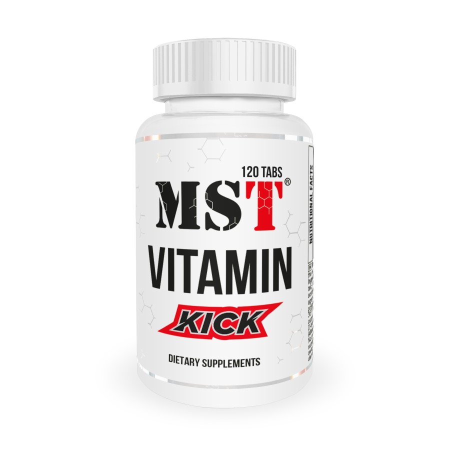 Витамины и минералы MST Vitamin KICK, 120 таблеток,  мл, MST Nutrition. Витамины и минералы. Поддержание здоровья Укрепление иммунитета 
