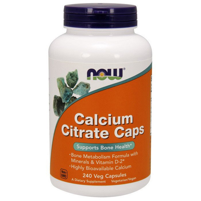 Кальций цитрат Now Foods Calcium Citrate (240 капс) нау фудс,  мл, Now. Кальций Ca. 