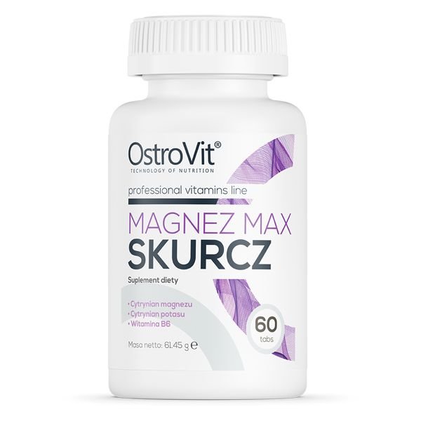 OstroVit Витамины и минералы OstroVit Magnez MAX Skurcz, 60 таблеток, , 