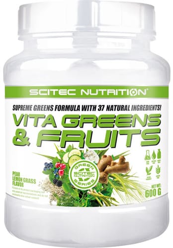 Vita Greens & Fruits, 600 g, Scitec Nutrition. Complejos vitaminas y minerales. General Health Immunity enhancement 