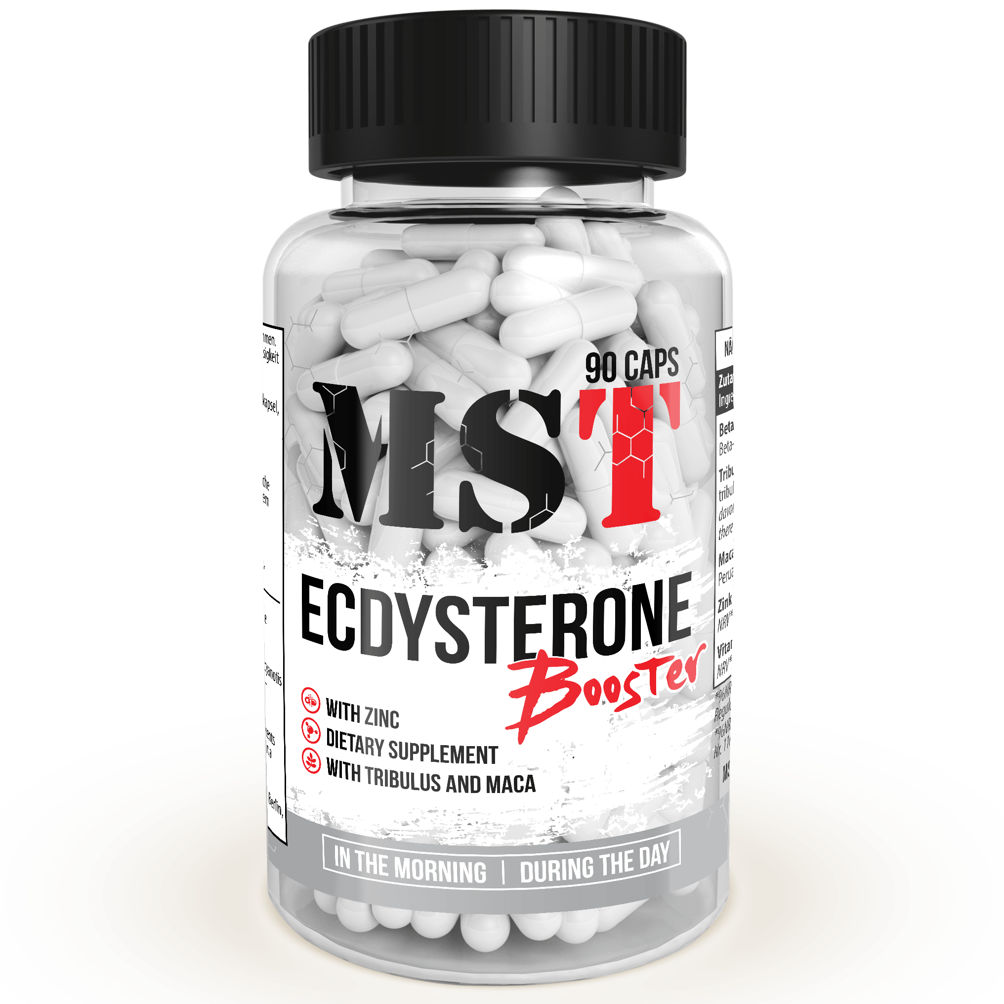 Ecdysterone Booster, 90 шт, MST Nutrition. Бустер тестостерона. Поддержание здоровья Повышение либидо Aнаболические свойства Повышение тестостерона 