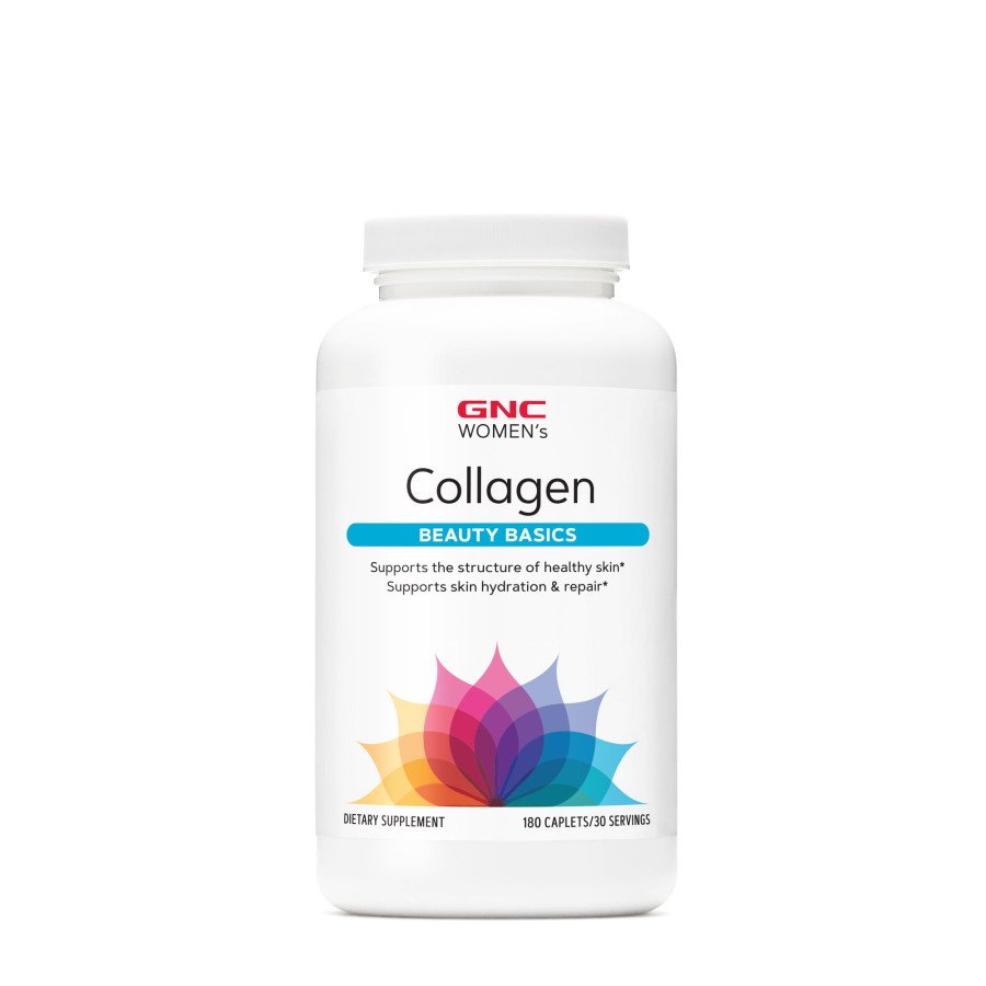Для суставов и связок GNC Women's Collagen, 180 каплет СРОК 03.23,  мл, GNC. Хондропротекторы. Поддержание здоровья Укрепление суставов и связок 