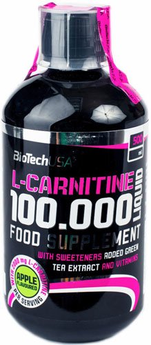 BioTech L-Carnitine 100.000 Liquid 500 мл Вишня,  ml, BioTech. L-carnitina. Weight Loss General Health Detoxification Stress resistance Lowering cholesterol Antioxidant properties 