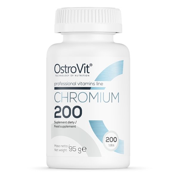 OstroVit Витамины и минералы OstroVit Chromium 200, 200 таблеток, , 