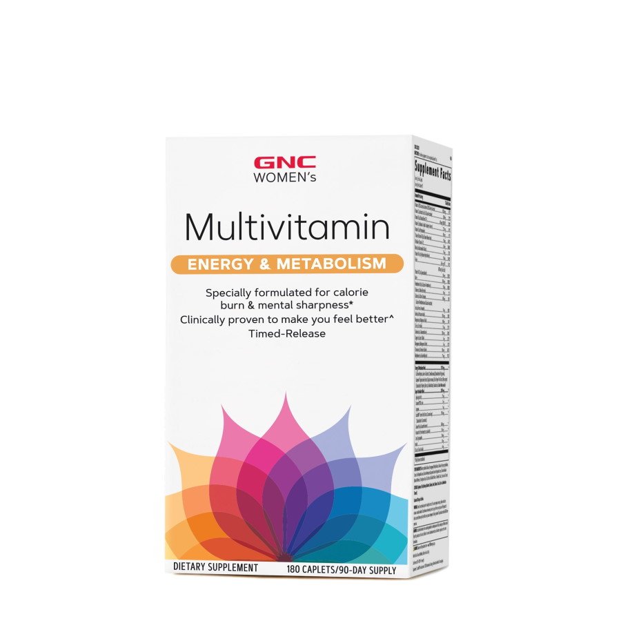 Витамины и минералы GNC Women's Multivitamin Energy and Metabolism, 180 каплет,  ml, GNC. Vitamins and minerals. General Health Immunity enhancement 
