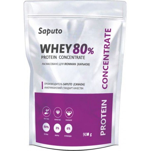 Whey Concentrate 80%, 900 g, Saputo. Whey Concentrate. Mass Gain recovery Anti-catabolic properties 