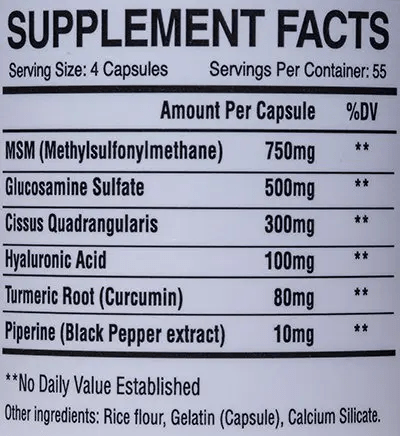 Centurion Labz  Joint Support 220 шт. / 55 servings,  ml, Centurion Labz. For joints and ligaments