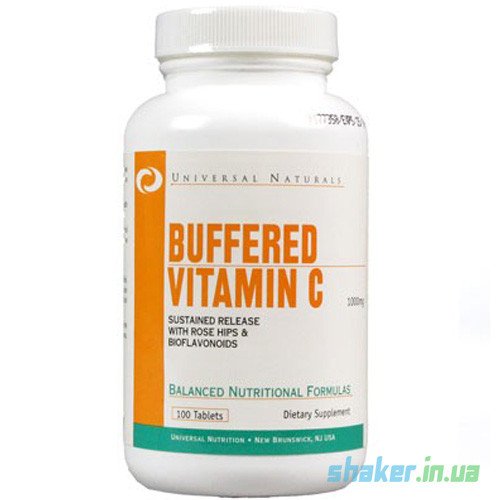 Universal Nutrition Витамин C Universal Buffered Vitamin C (100 таб) юриверсал, , 100