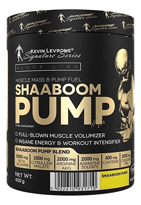 Предтренировочный комплекс Kevin Levrone Shaaboom Pump, 385 грамм Апельсин,  ml, Lethal Supplements. Pre Workout. Energy & Endurance 