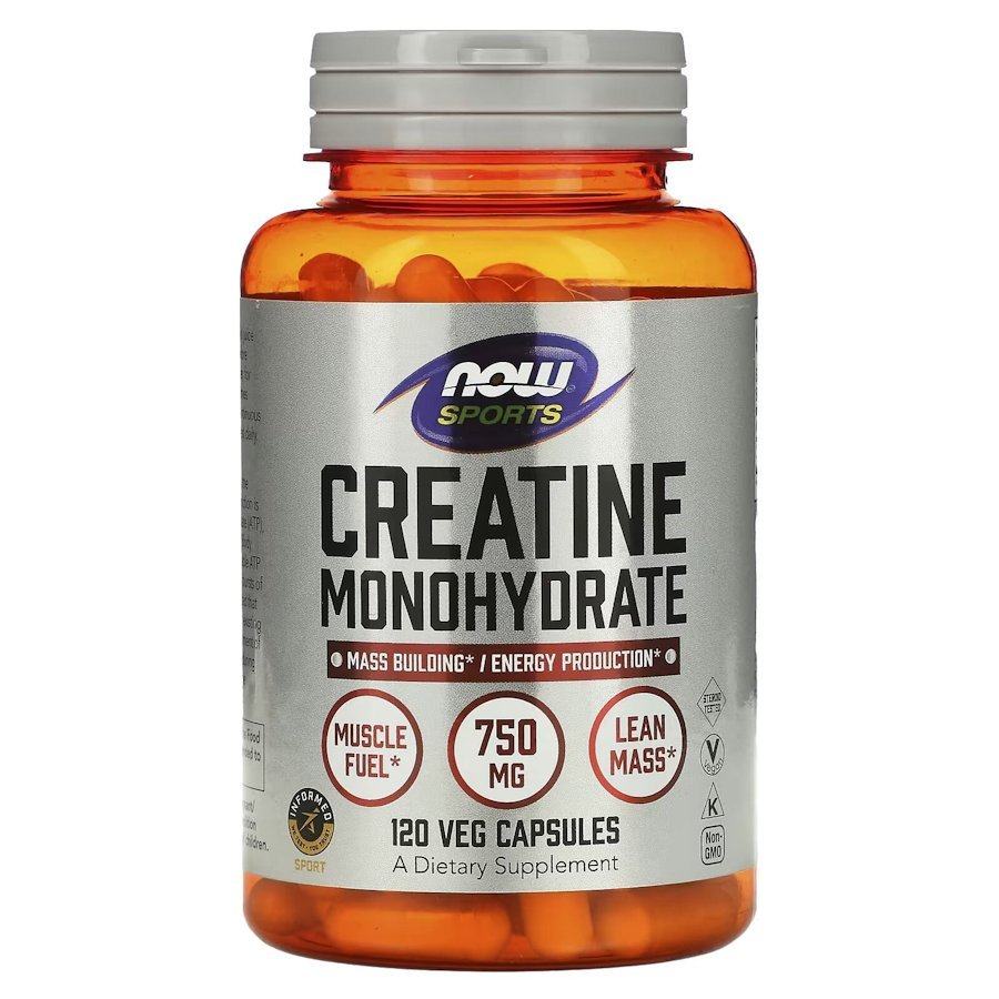 Now Креатин NOW Creatine Monohydrate, 120 вегакапсул, , 