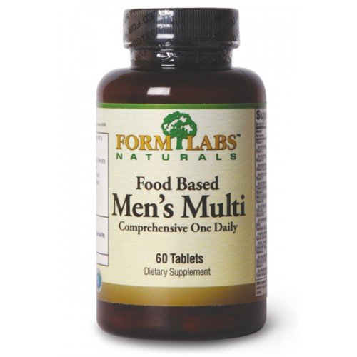 Food  Based Men's Multi, 60 piezas, Form Labs Naturals. Complejos vitaminas y minerales. General Health Immunity enhancement 