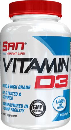 Vitamin D3, 180 шт, San. Витамин D. 