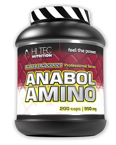 Amino Anabol, 200 шт, Hi Tec. BCAA. Снижение веса Восстановление Антикатаболические свойства Сухая мышечная масса 