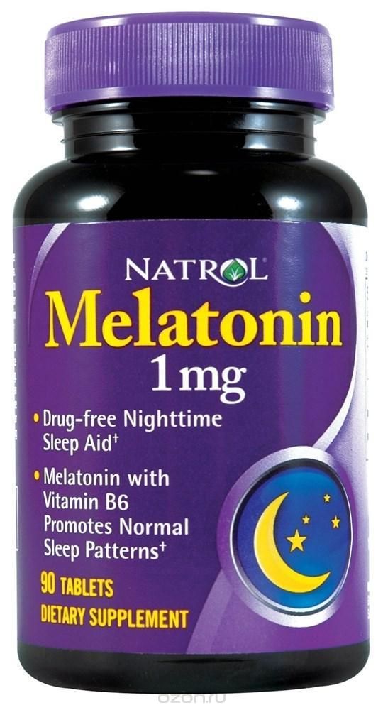 Melatonin 1 mg, 90 pcs, Natrol. Melatoninum. Improving sleep स्वास्थ्य लाभ Immunity enhancement General Health 