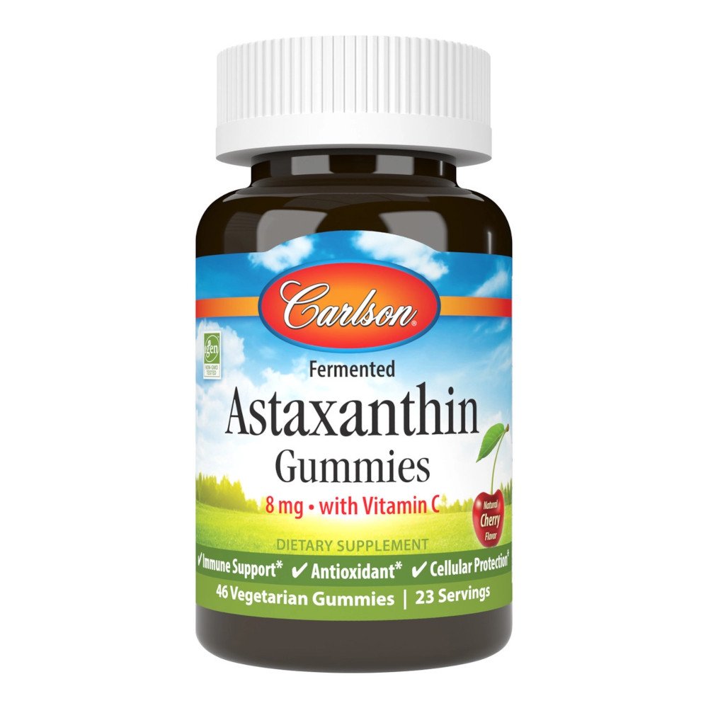 Натуральная добавка Carlson Labs Astaxanthin Gummies, 46 жевательных таблеток Вишня,  мл, Carlson Labs. Hатуральные продукты. Поддержание здоровья 