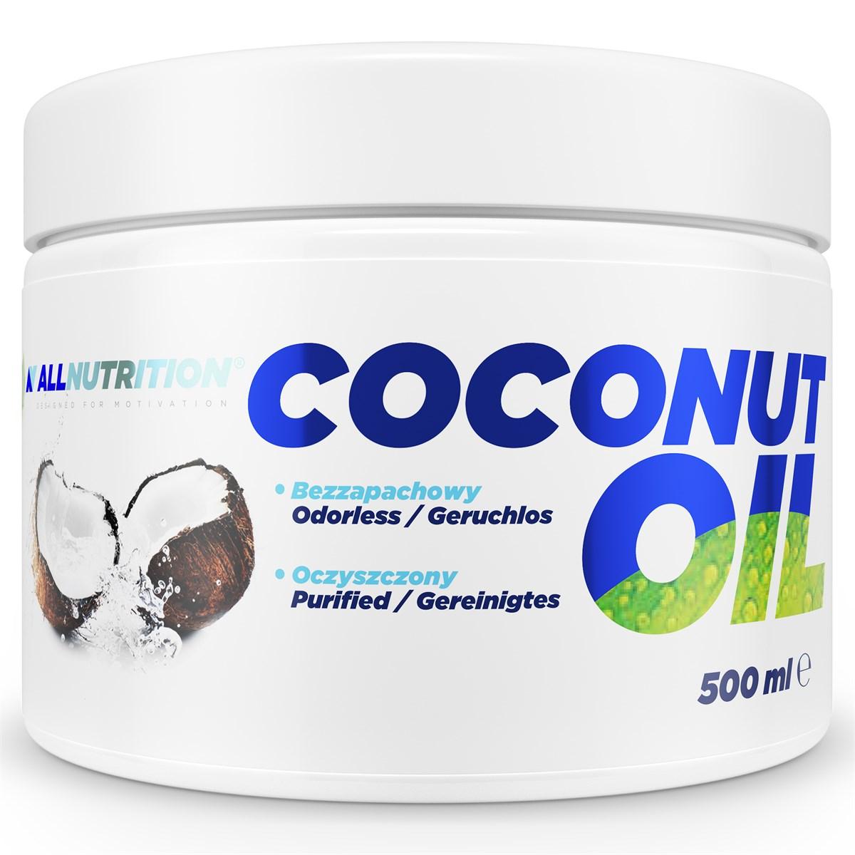Кокосовое масло AllNutrition Coconut Oil (500 мл) алл нутришн рафинированное,  мл, AllNutrition. Заменитель питания. 