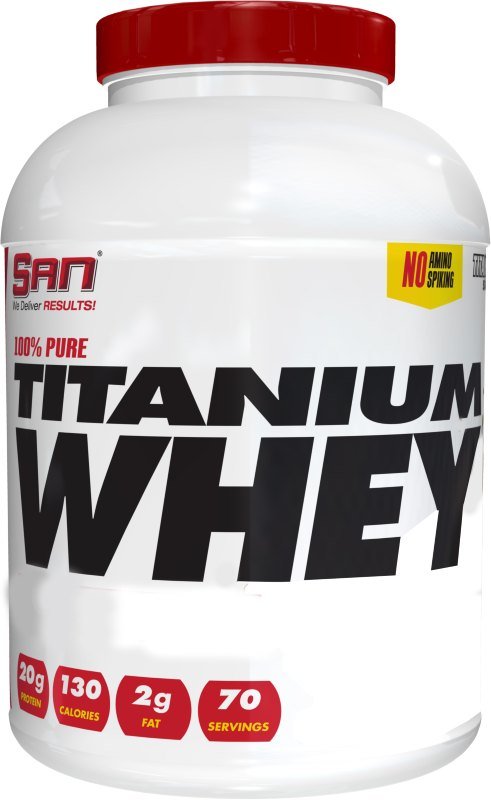 Протеин SAN 100% Pure Titanium Whey, 2.27 кг Манго персик СРОК 12.20,  ml, Rule One Proteins. Protein. Mass Gain recovery Anti-catabolic properties 