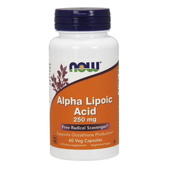 Альфа-липоевая кислота Now Foods Alpha Lipoic Acid 250 mg (120 капсул) нау фудс,  мл, Now. Альфа-липоевая кислота. Поддержание здоровья Регуляция углеводного обмена Регуляция жирового обмена 