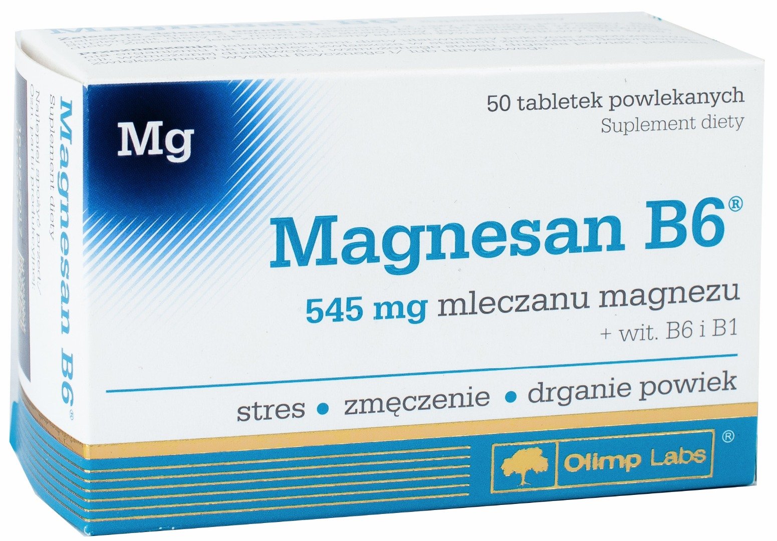 Magnesan B6, 50 piezas, Olimp Labs. Complejos vitaminas y minerales. General Health Immunity enhancement 