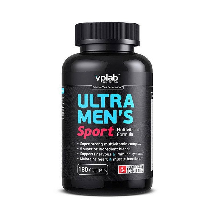 Витамины для мужчин VP Lab Ultra Men's Sport (180 капс) вп лаб ульра менс порт,  мл, VPLab. Витамины и минералы. Поддержание здоровья Укрепление иммунитета 