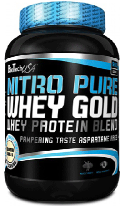 Nitro Pure Whey Gold, 908 g, BioTech. Whey Protein Blend. 