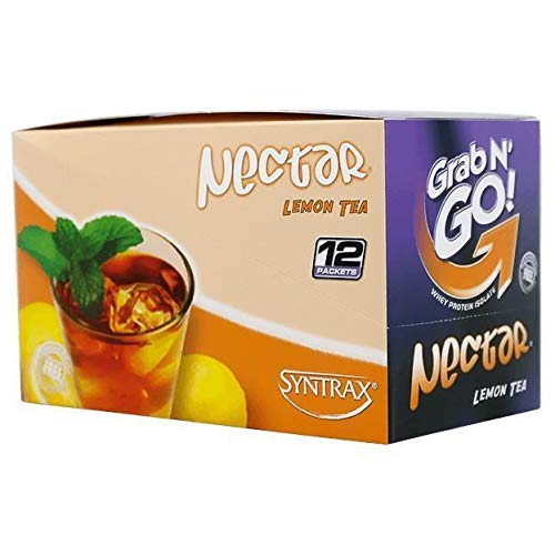 Протеин Syntrax Nectar Grab N’ Go!, 12*27 грамм Лимонный чай,  мл, Syntrax. Протеин. Набор массы Восстановление Антикатаболические свойства 