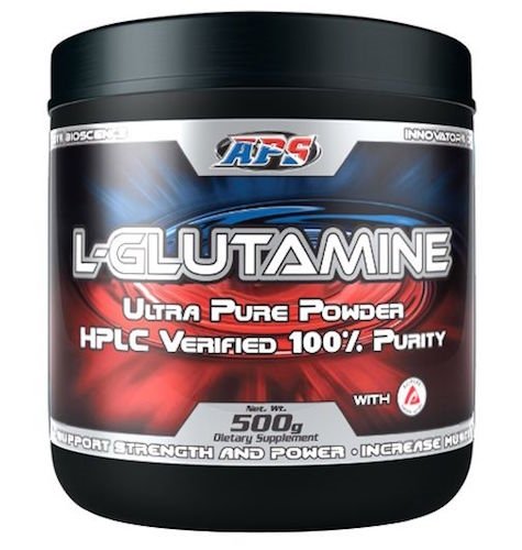 L-Glutamine, 500 g, APS. Glutamina. Mass Gain recuperación Anti-catabolic properties 