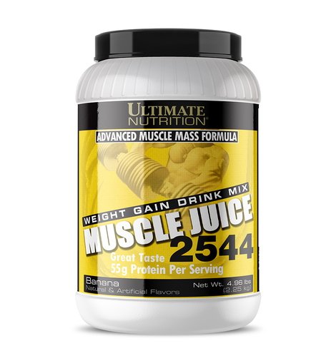 Гейнер Ultimate Muscle Juice 2544, 2.27 кг Банан,  мл, Ultimate Nutrition. Гейнер. Набор массы Энергия и выносливость Восстановление 