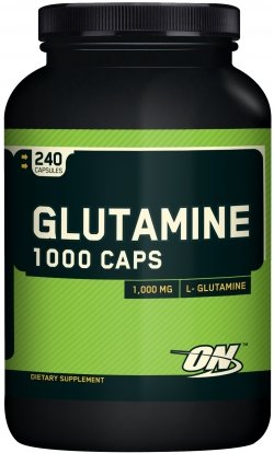 Glutamine 1000, 240 шт, Optimum Nutrition. Глютамин. Набор массы Восстановление Антикатаболические свойства 