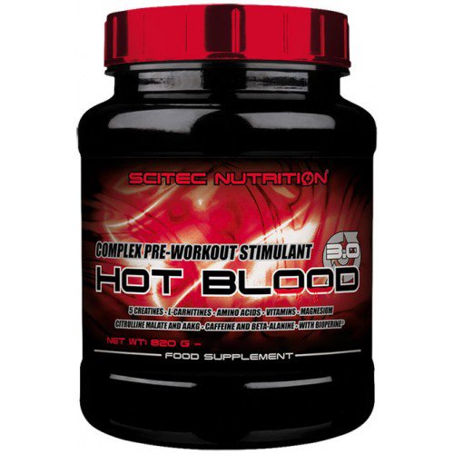 Предтренировочный комплекс Scitec Hot Blood 3.0, 820 грамм Апельсин-маракуйя,  ml, Saputo. Pre Entreno. Energy & Endurance 