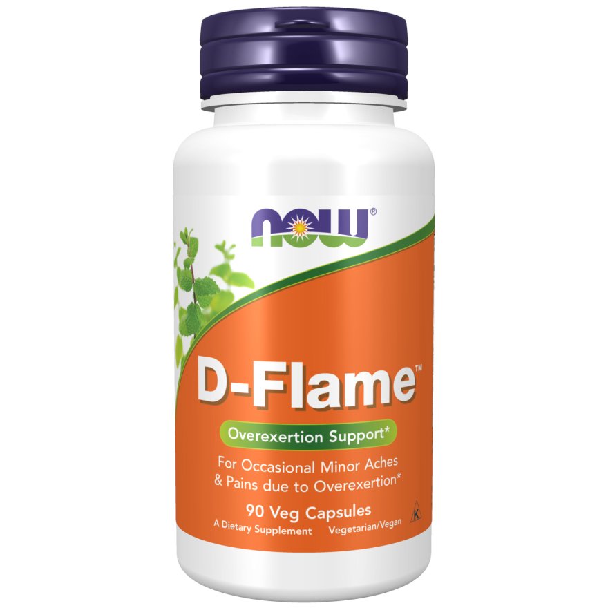 Now Натуральная добавка NOW D-Flame, 90 вегакапсул, , 