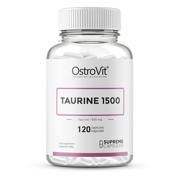 Аминокислота OstroVit Taurine 1500, 120 капсул,  мл, OstroVit. Аминокислоты. 